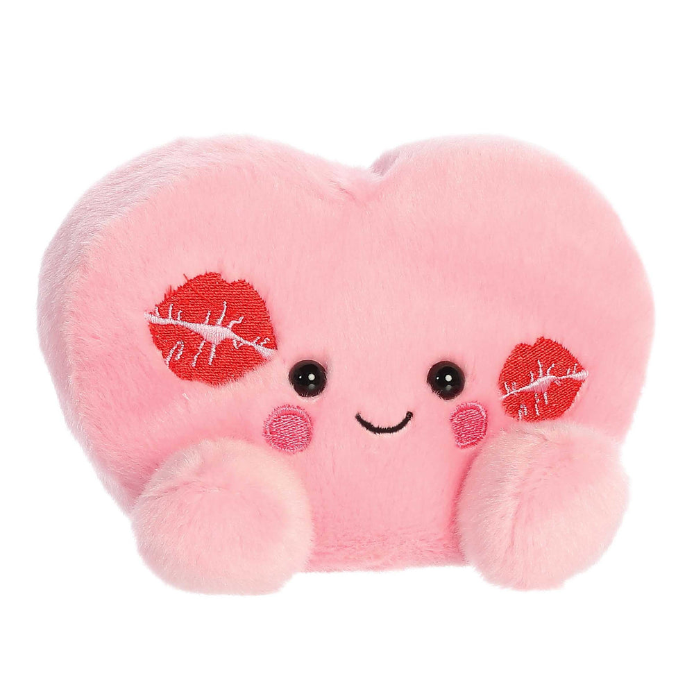 Aurora Palm Pals Kinsley Kisses Heart pocket-size plush for on-the-go cuddles.