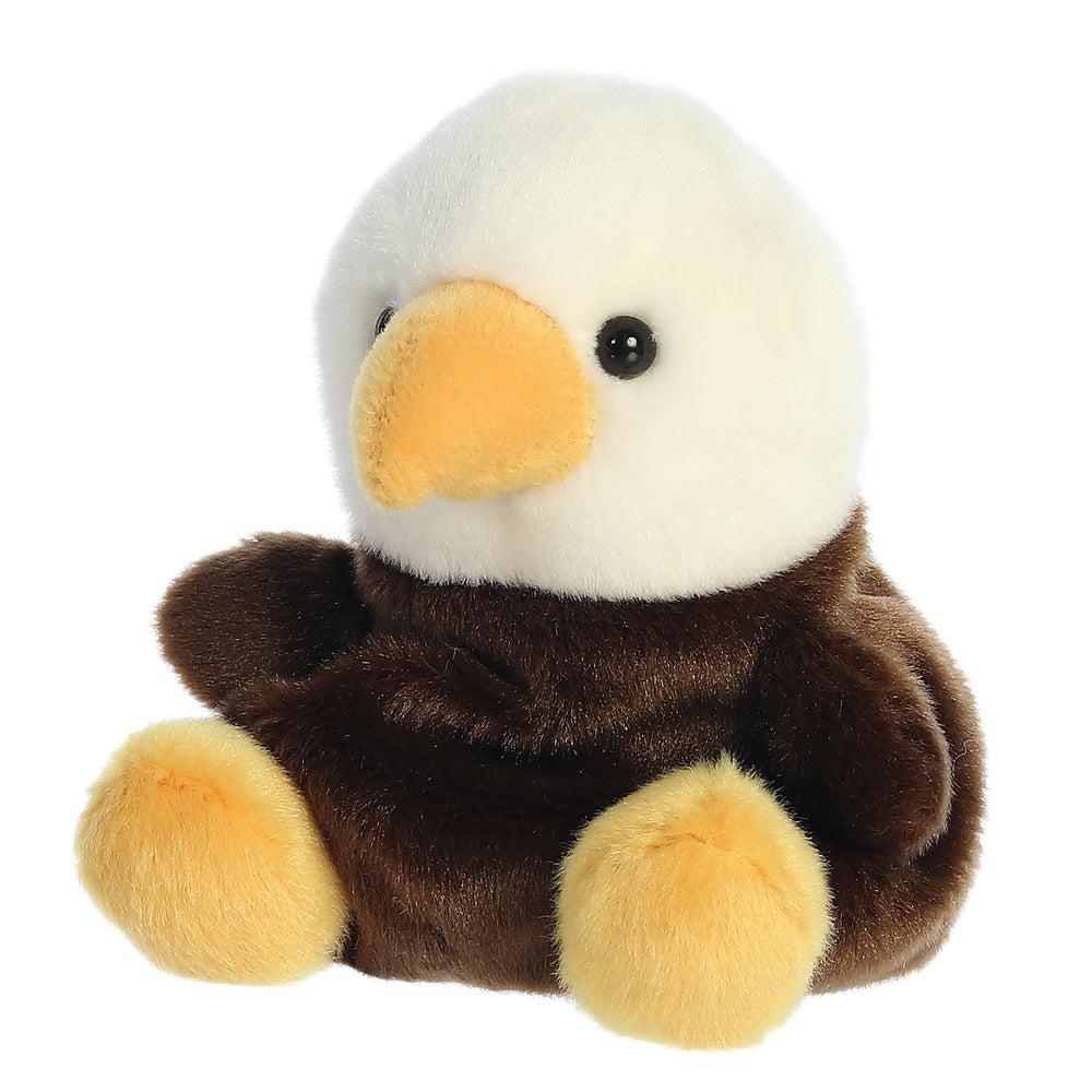 Aurora Murphy Bald Eagle plush in brown tones, comforting for bedtime routines.