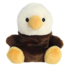 Aurora Palm Pals Murphy Bald Eagle plush, soft and compact for cuddling and display.