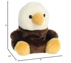 Aurora Palm Pals Murphy Bald Eagle decor accent for desks, nurseries, and shelves.