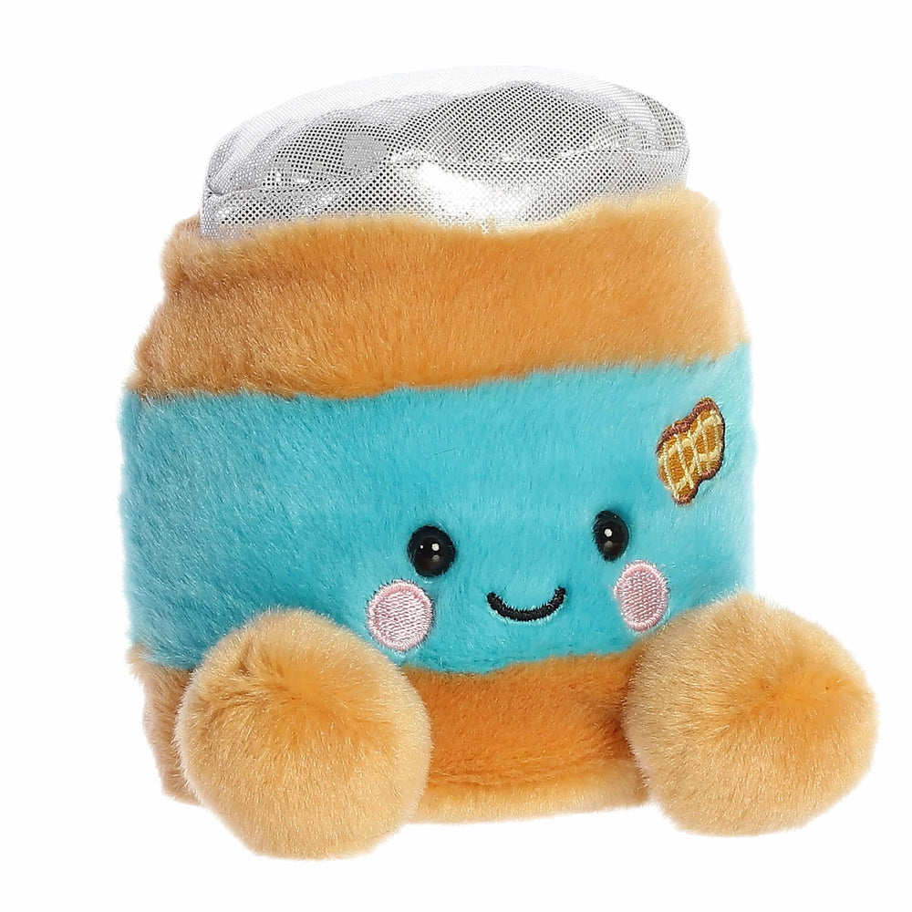 Aurora Petey Peanut Butter Palm Pal in hand, portable pocket-sized companion