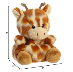 Aurora Palm Pals Safara Giraffe collection display adds playroom charm.