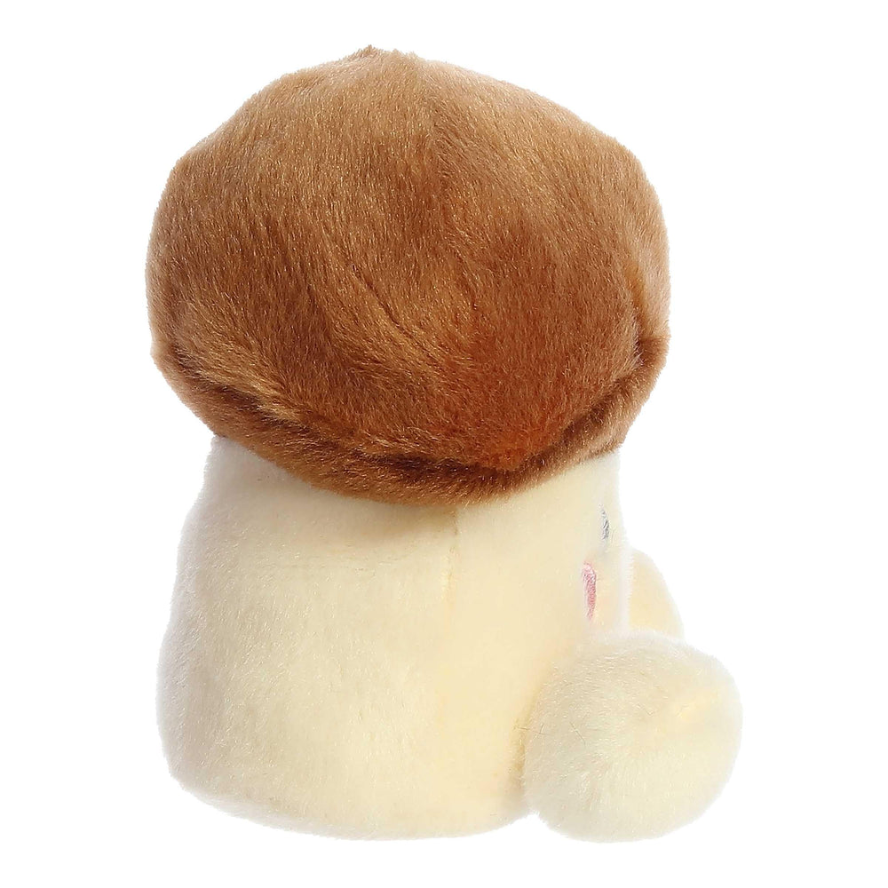 Aurora Umami Shiitake Palm Pals cap detail highlights the spacious brown cap.