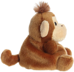 Aurora Palm Pals Boomer Monkey brown plush adds collectible charm to any shelf.