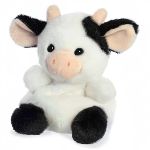 Aurora Sweetie Cow pocket-size plush, ideal for on-the-go collecting