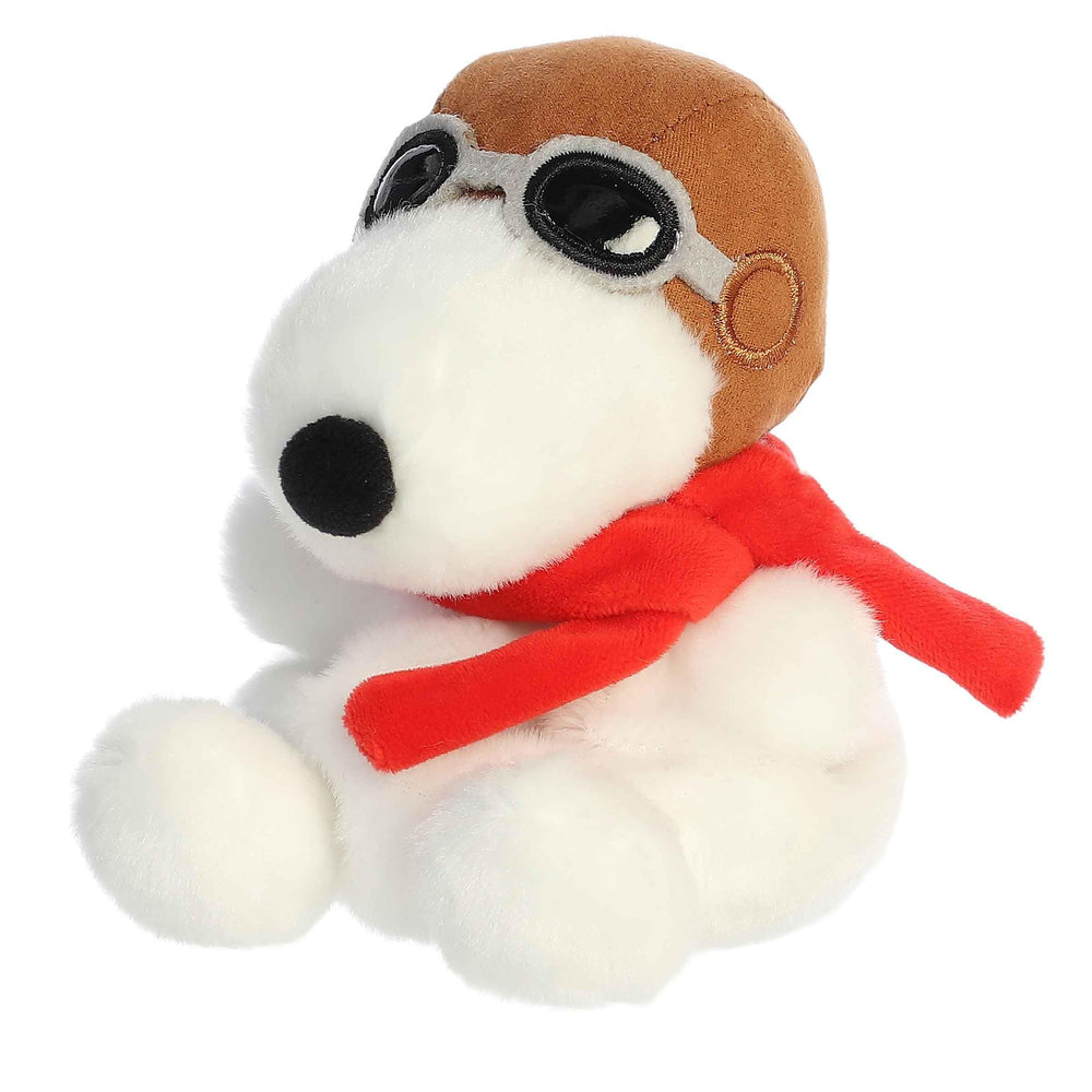 Aurora Palm Pals Flying Ace officially licensed Snoopy plush for Peanuts fans.