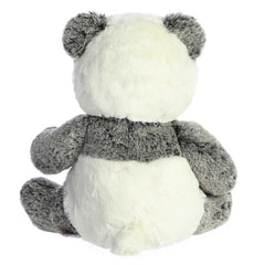 Aurora Ping Panda white plush display shows inviting cuddle appeal.