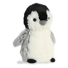 Aurora Pippin Penguin cuddly-softness makes a comforting bedtime companion.