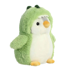 Aurora Pom Pom Penguin Dino shows cute dinosaur teeth for whimsical pretend play.