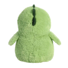 Aurora Pom Pom Penguin Dino plush has a soft, fluffy texture for hugs.