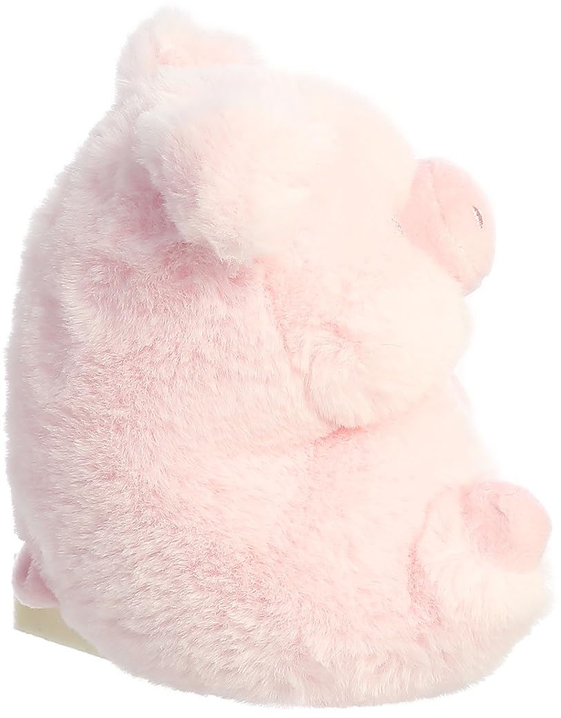 Aurora Playful Rolly Pet Prankster Pig paws on tummy ready to roll for fun