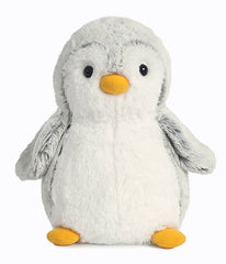 Aurora Pompom Penguin closeup face plush for comforting hugs