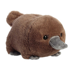 Aurora Pongo Platypus plush with round shape for comforting cuddles.