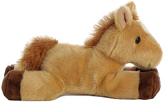 Aurora Prancer plush shows a white forehead diamond for comforting companionship.