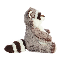 Aurora Rocky Raccoon fur-detail plush highlights lifelike texture and grip.