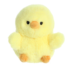Aurora Rolly Pet Chickadee Chick stuffed animal, compact size for on-the-go play.