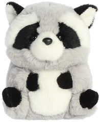 Aurora Ripley Raccoon plush, gray, 5 inches, compact cuddle friend for travel