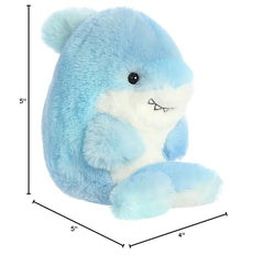 Aurora Sutton Shark blue plush makes a charming desk buddy or bedtime companion.