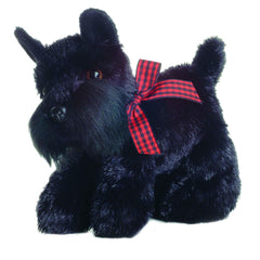 Aurora Scotty front view plush, a soft mini Flopsie perfect for cuddles and play.