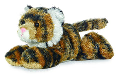 Aurora Shazam White Tiger 8-inch plush provides gentle touch for bedtime and travel.
