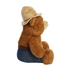 9 inch Aurora Smokey Bear plush ready for cuddles and stories.