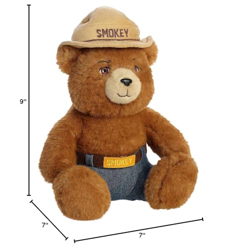 Aurora Smokey Bear plush, perfect woodland décor or nature-loving gift.