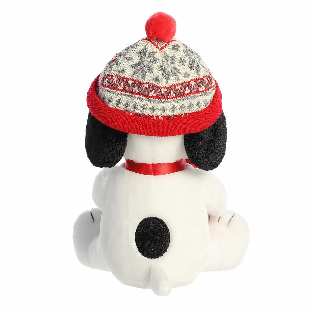 Aurora Snoopy fluffy 12-inch stuffed toy, soft and durable for years of play.