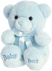 Aurora Snuggly Comfy Bear blue cloud-like softness for nap-time snuggles.