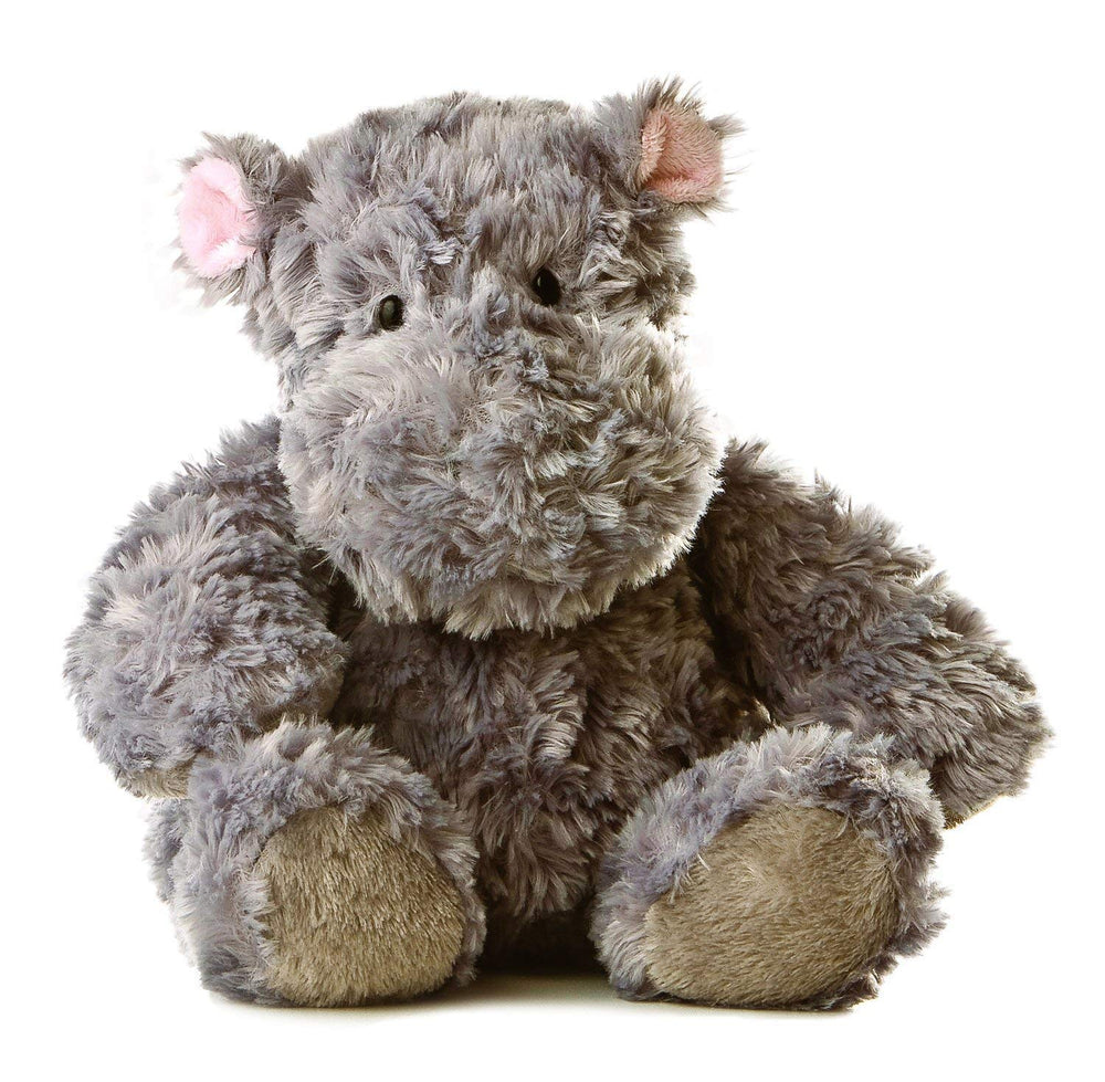 Aurora Snuggly Tubbie Wubbies Hippo face detail, soft and inviting for bedtime play.
