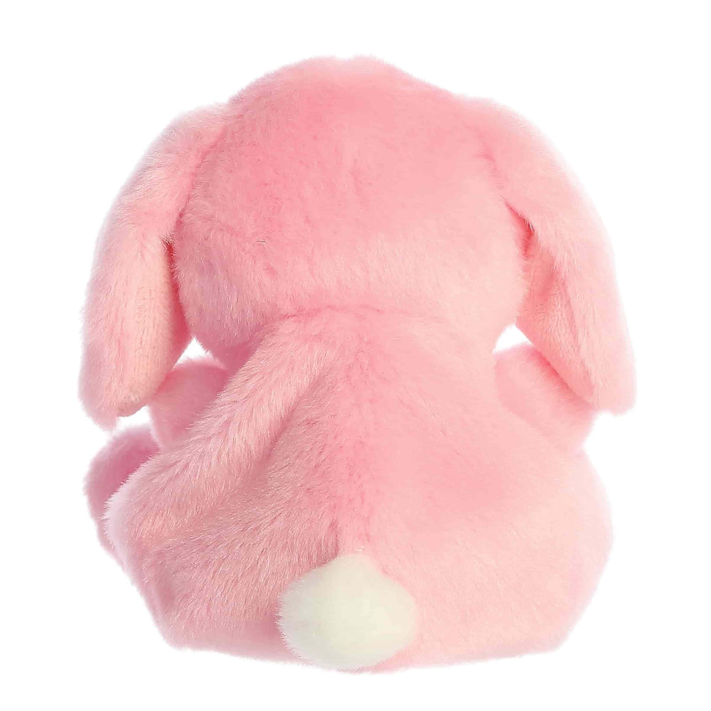 Aurora Adorable Palm Pals Petal Pink Lop Bunny display promotes spring-themed decor and cozy vibes.