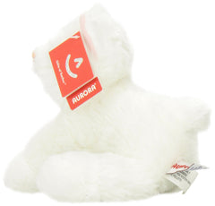 Aurora Sugar Too mini Flopsie white 8in, close-up face, expressive eyes.