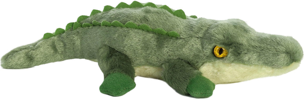 Aurora Swampy plush with bright yellow eyes, sparks imaginative play and companionship.