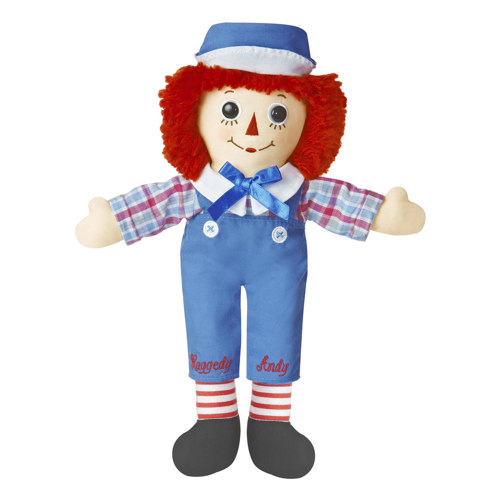 Aurora Raggedy Ann doll face close-up for timeless playtime.