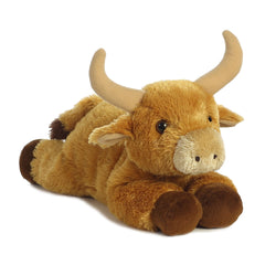 Aurora Toro Bull Plush face detail ideal for imaginative play.