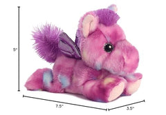 Aurora Tutti Frutti Pegasus plush multi-colored design sparks creativity.