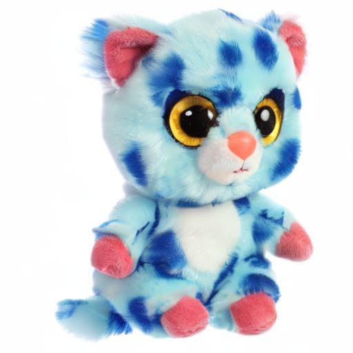Aurora Yoohoo Spotee with trademark eyes and teal violet spots
