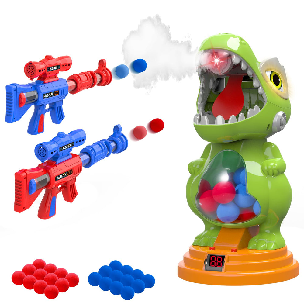 AuroTops dinosaur target with lights for engaging play and improved focus.