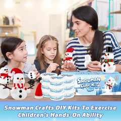 Aursy Snowman Kit hats and scarves for customized snowmen.