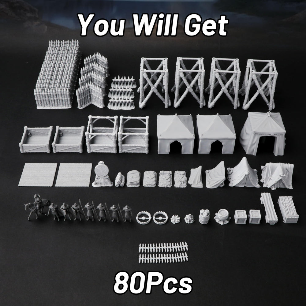 AUSPDICE AF676 modular pieces connect easily for scalable terrain