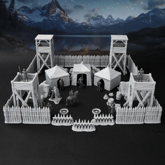 AUSPDICE AF676 watchtower detail with crisp 3D texture for immersive terrain