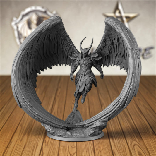 AUSPDICE Angel Fighter miniature, detailed figure for immersive D&D battles and tabletop play