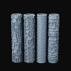 Auspdice DND Terrain Texture Roller wall paving detail for immersive dungeon scenery