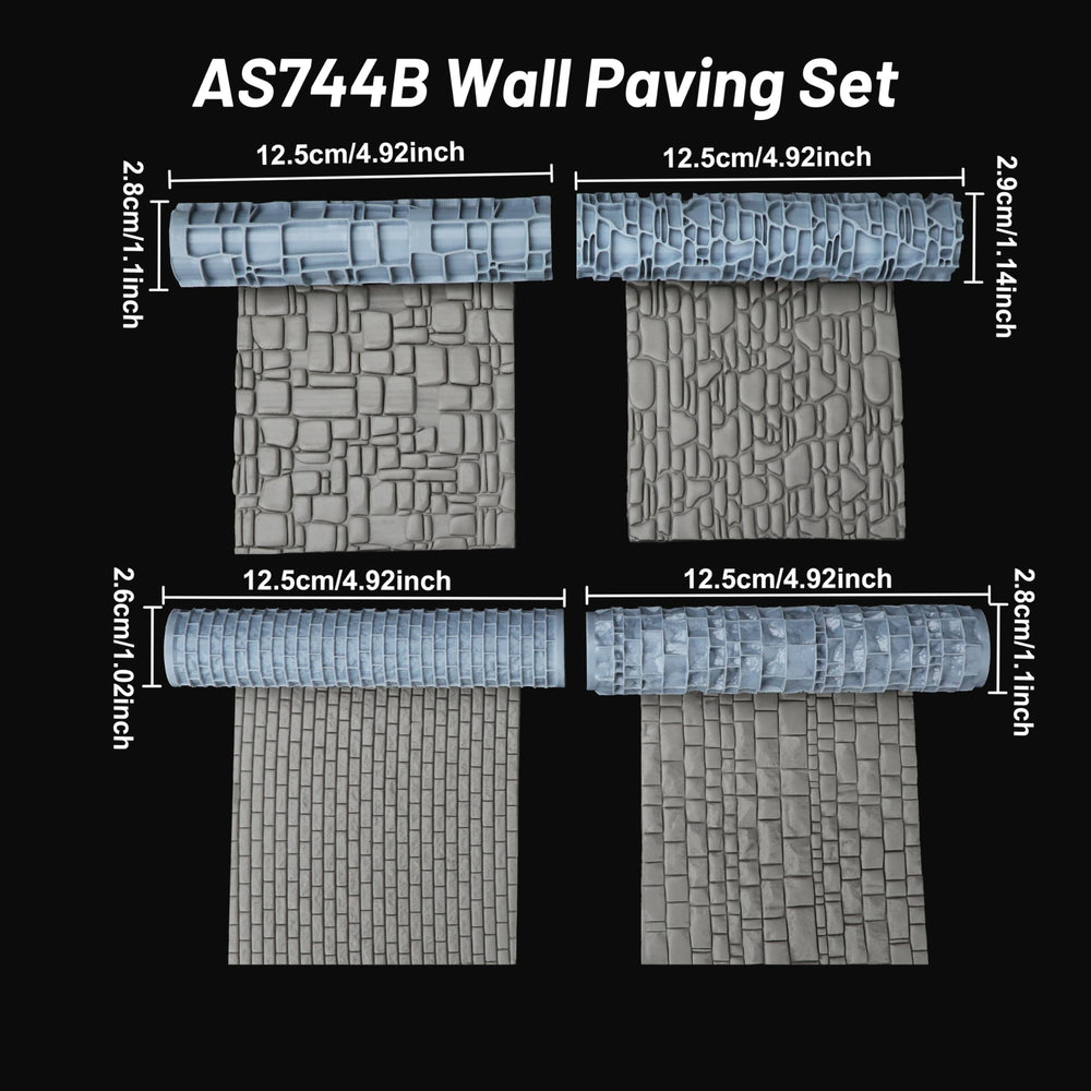 Auspdice DND Terrain Texture Roller wall paving patterns for tabletop maps