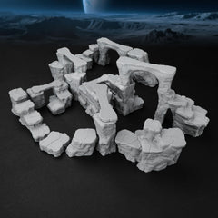 AUSPDICE Pit Canyon TTRPG structures add dramatic table presence.