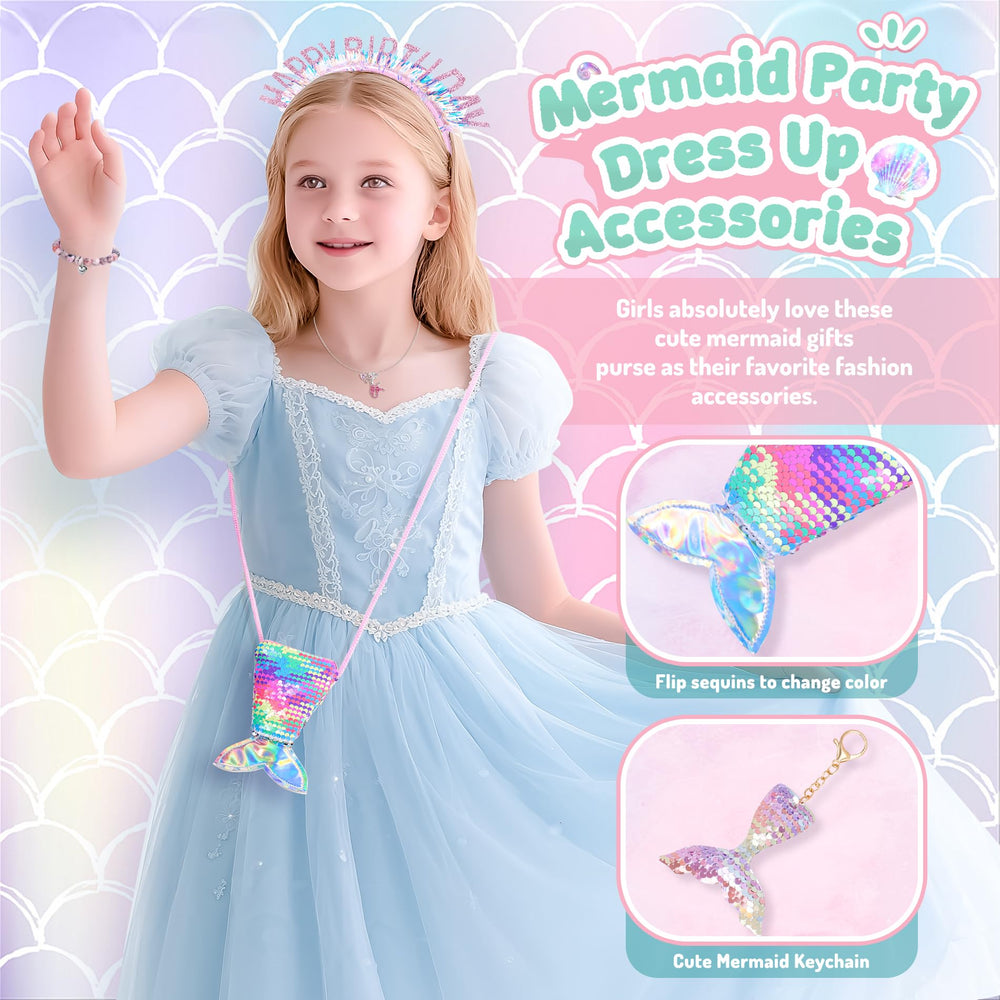 Auspicious Beginning mermaid stickers pack for decorating outfits and school gear