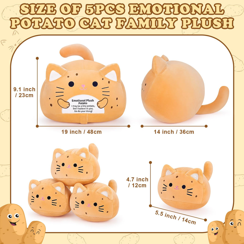 Auspicious Beginning blue baby kitten plush soft and colorful