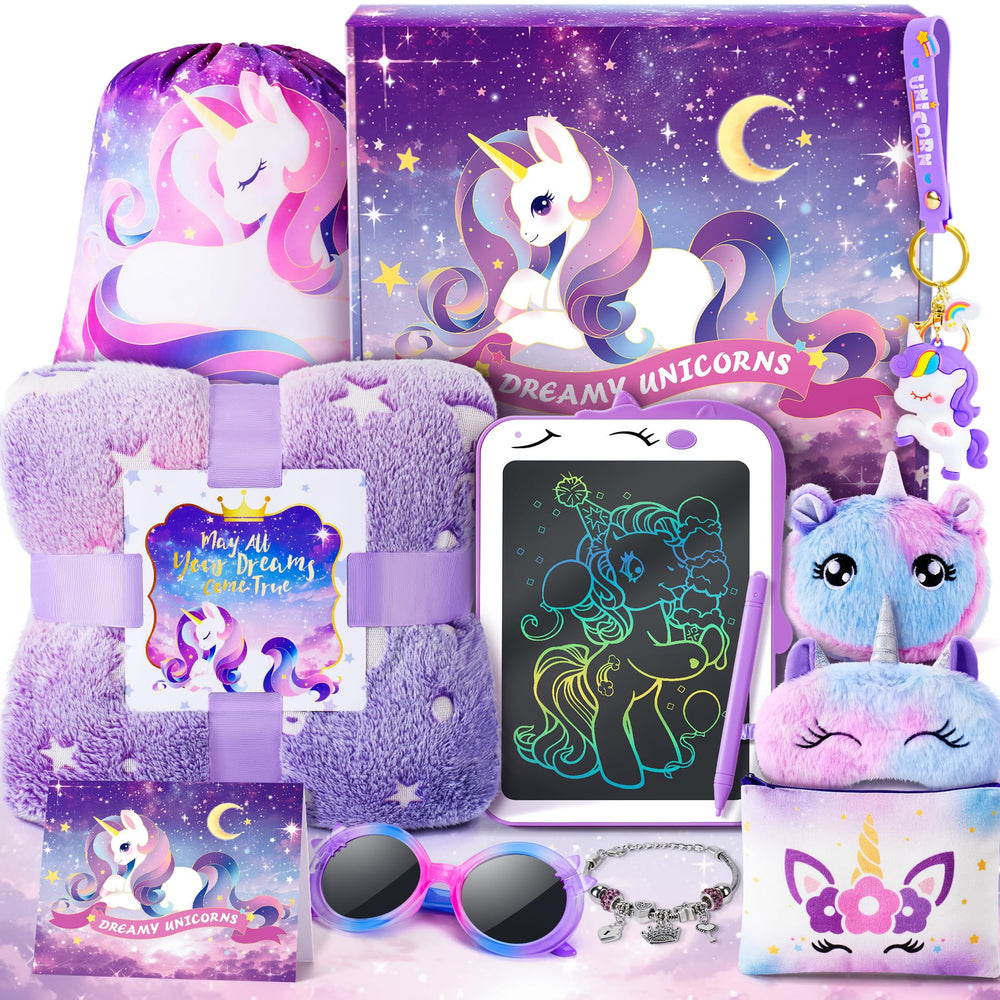 Auspicious Beginning unicorn LCD drawing board, kid-friendly creativity on the go