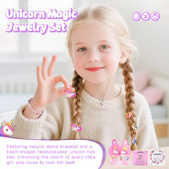 Auspicious Beginning unicorn socks set adds bright color to daily outfits.