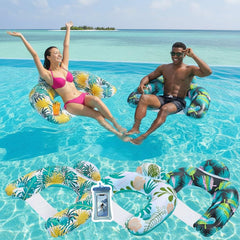Auspicious Rain 3-pack pool floats for adults with stable lounging and comfort