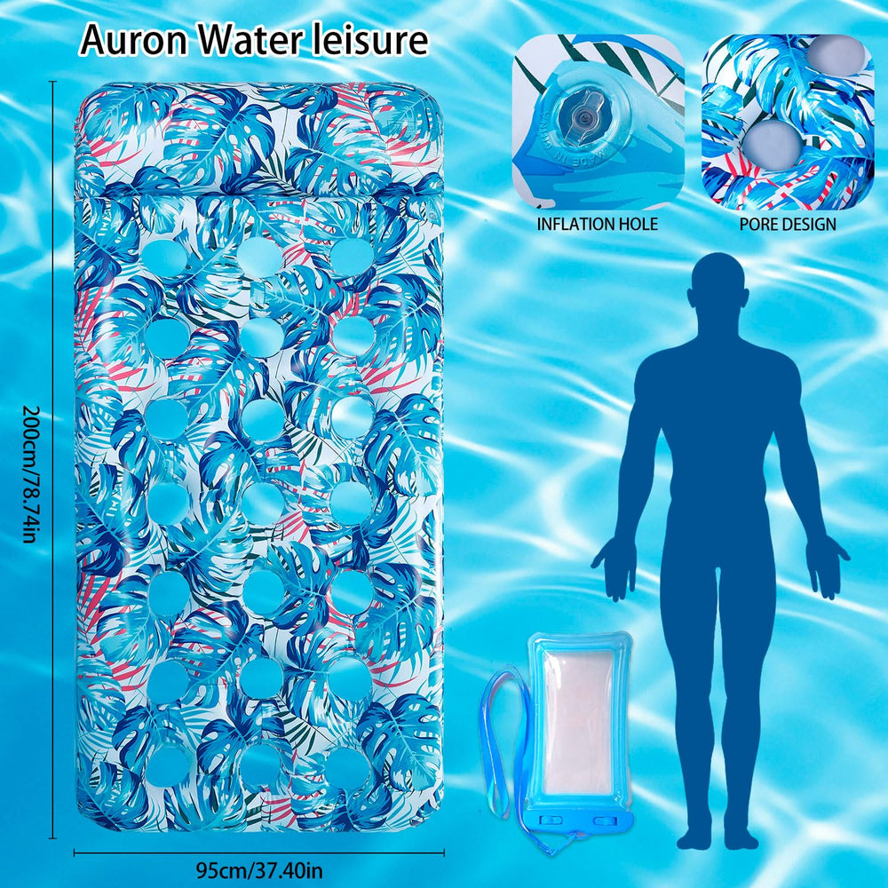 Auspicious Rain free waterproof phone bag included for poolside protection.